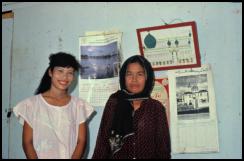 Cham schoolteachers at a madrassa in Vientiane.